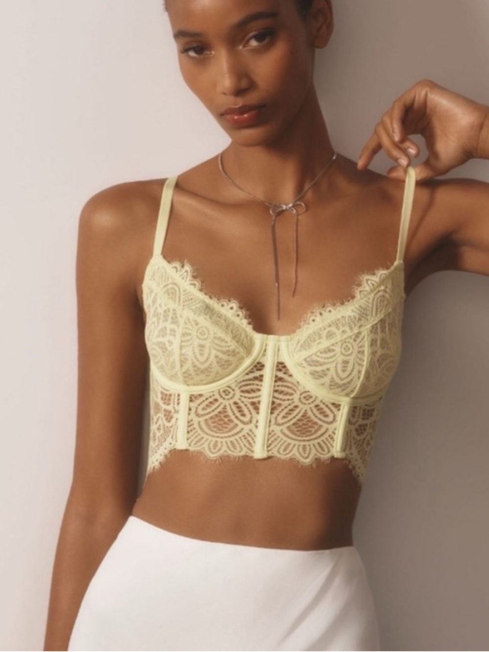 NWT Anthropologie The Giselle Hourglass Lace Bustier, XL